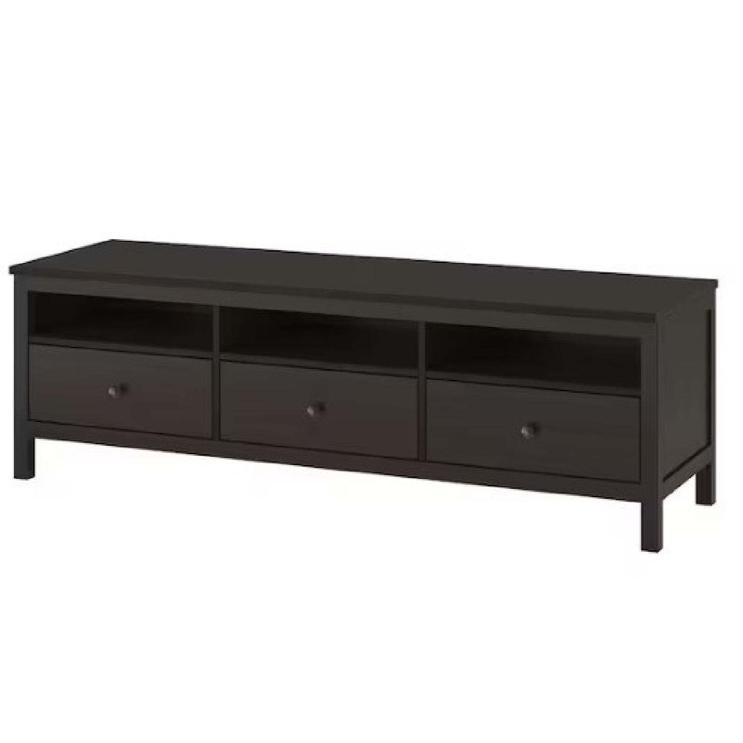 IKEA Hemnes TV Stand Blackbrown AptDeco