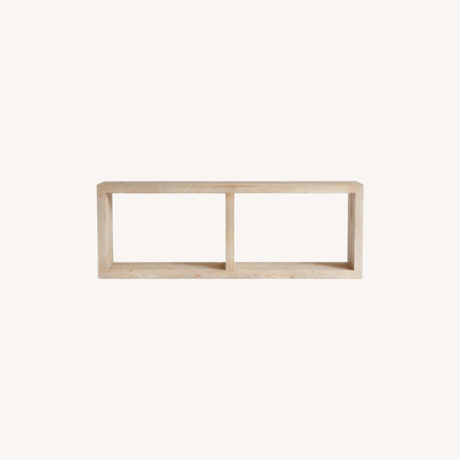 Pottery Barn Folsom Grand Console Table, Desert Pine - image-0