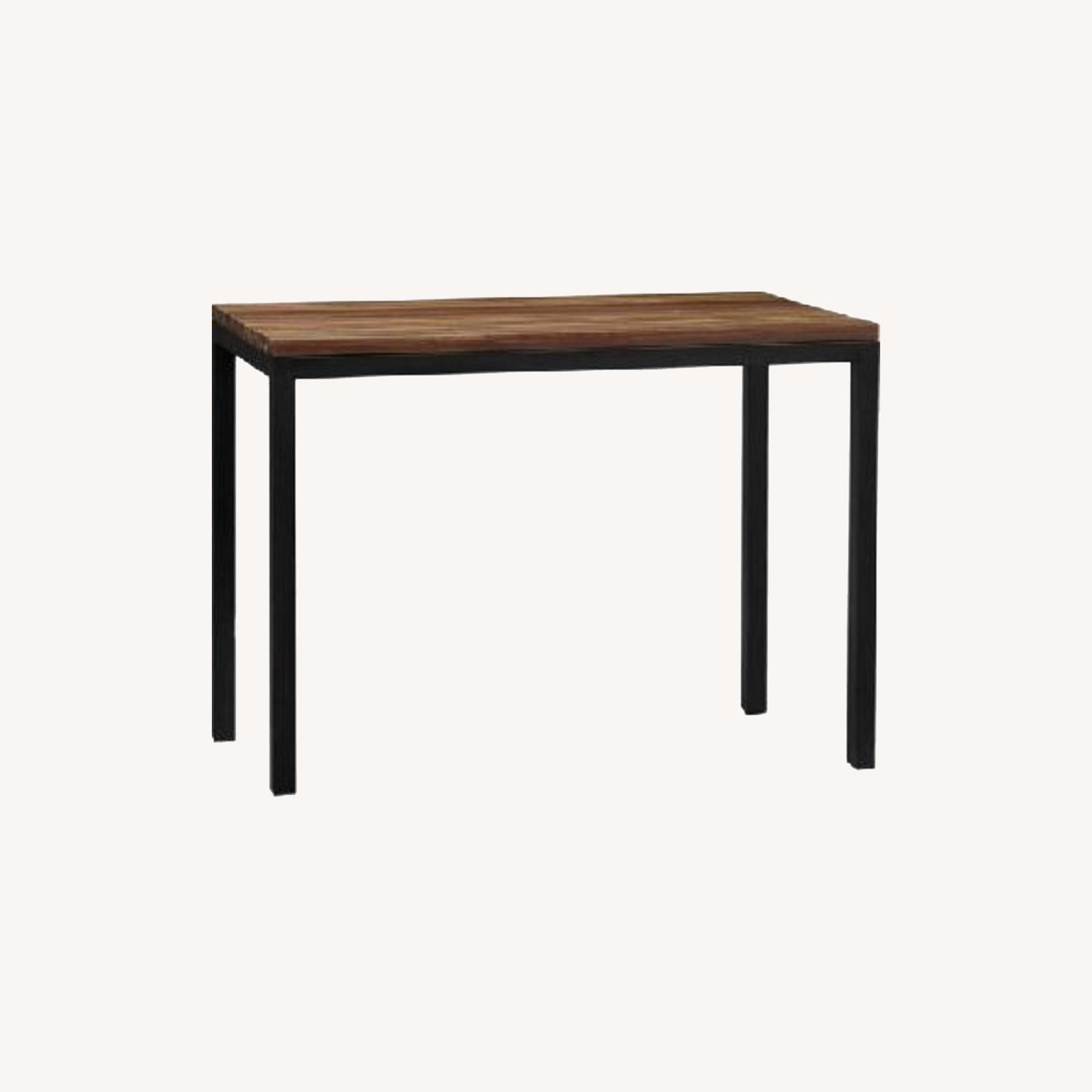 Crate & Barrel Parsons Reclaimed Wood Table - image-0