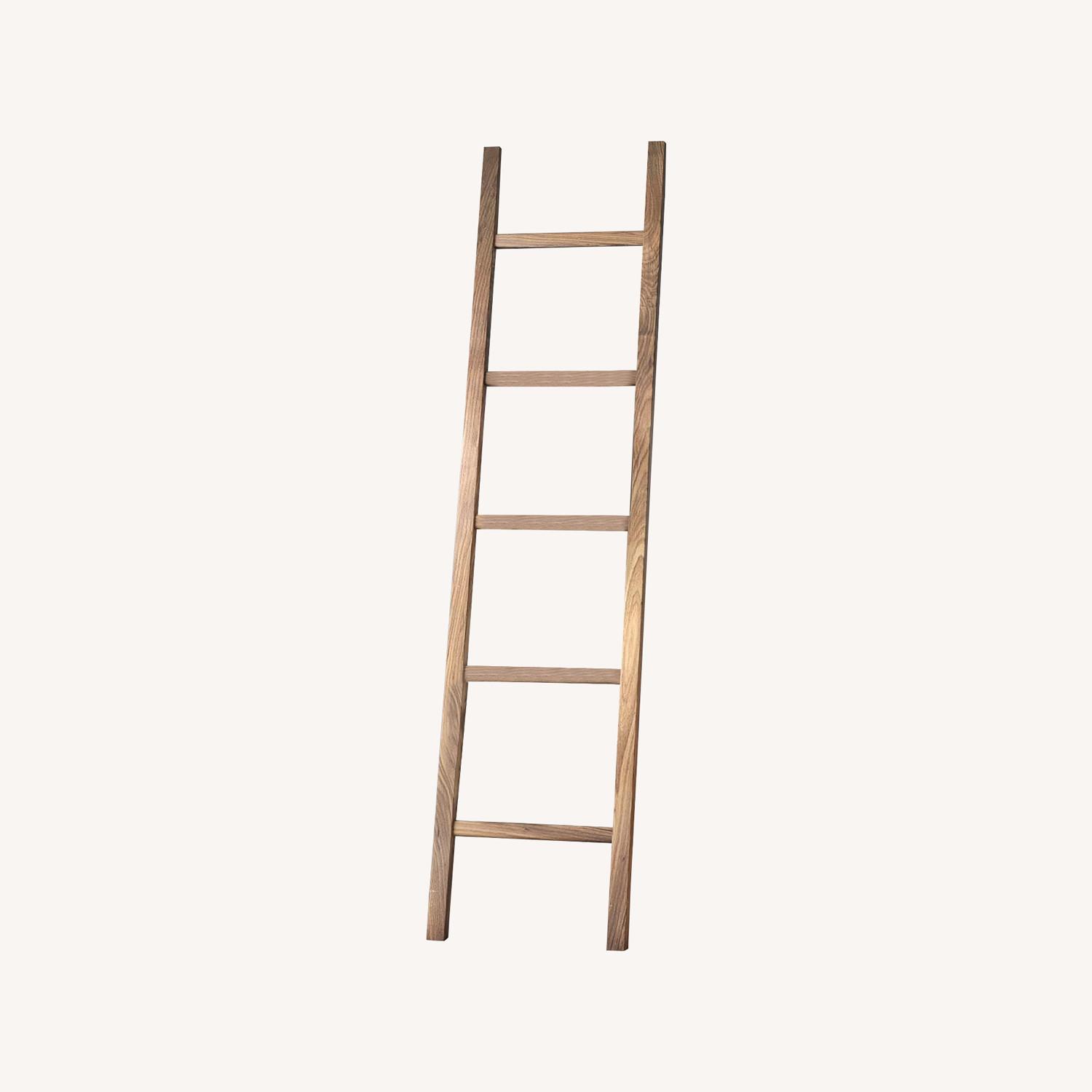 Union Rustic 80'' Tall Solid Wood Blanket Ladder AptDeco
