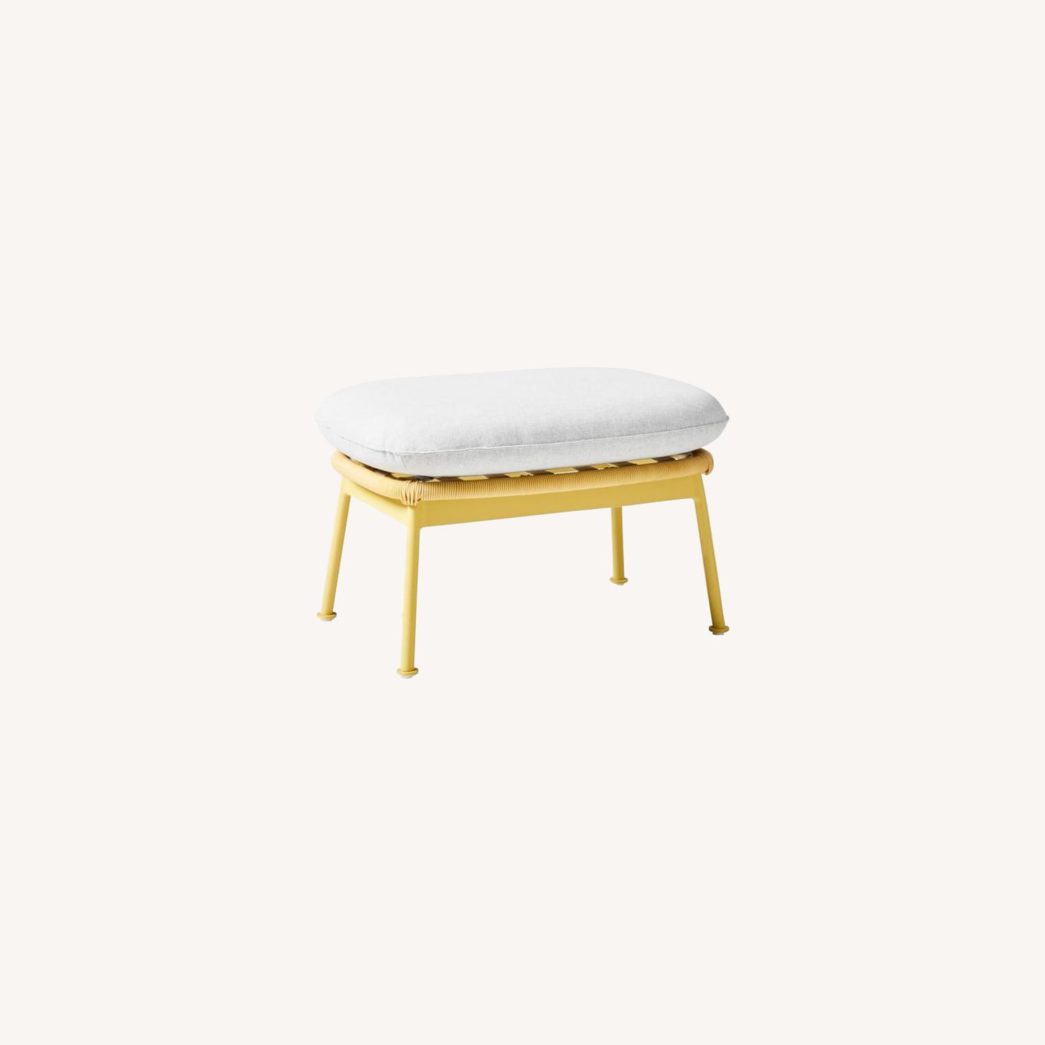 West Elm Nest Chair Ottoman, Sunshine AptDeco