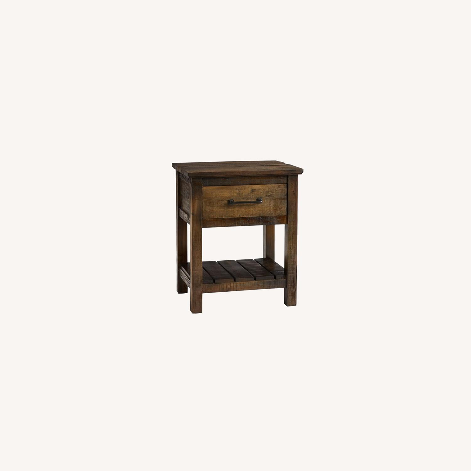 Pottery Barn Paulsen 20" Reclaimed Wood Nightstand AptDeco