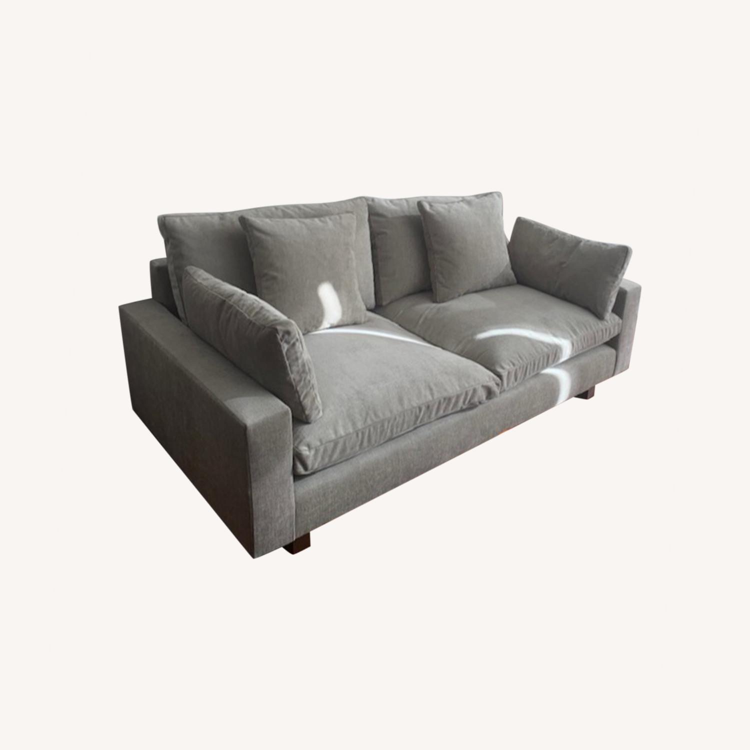 West Elm Harmony Sofa - Dune Velvet - image-0