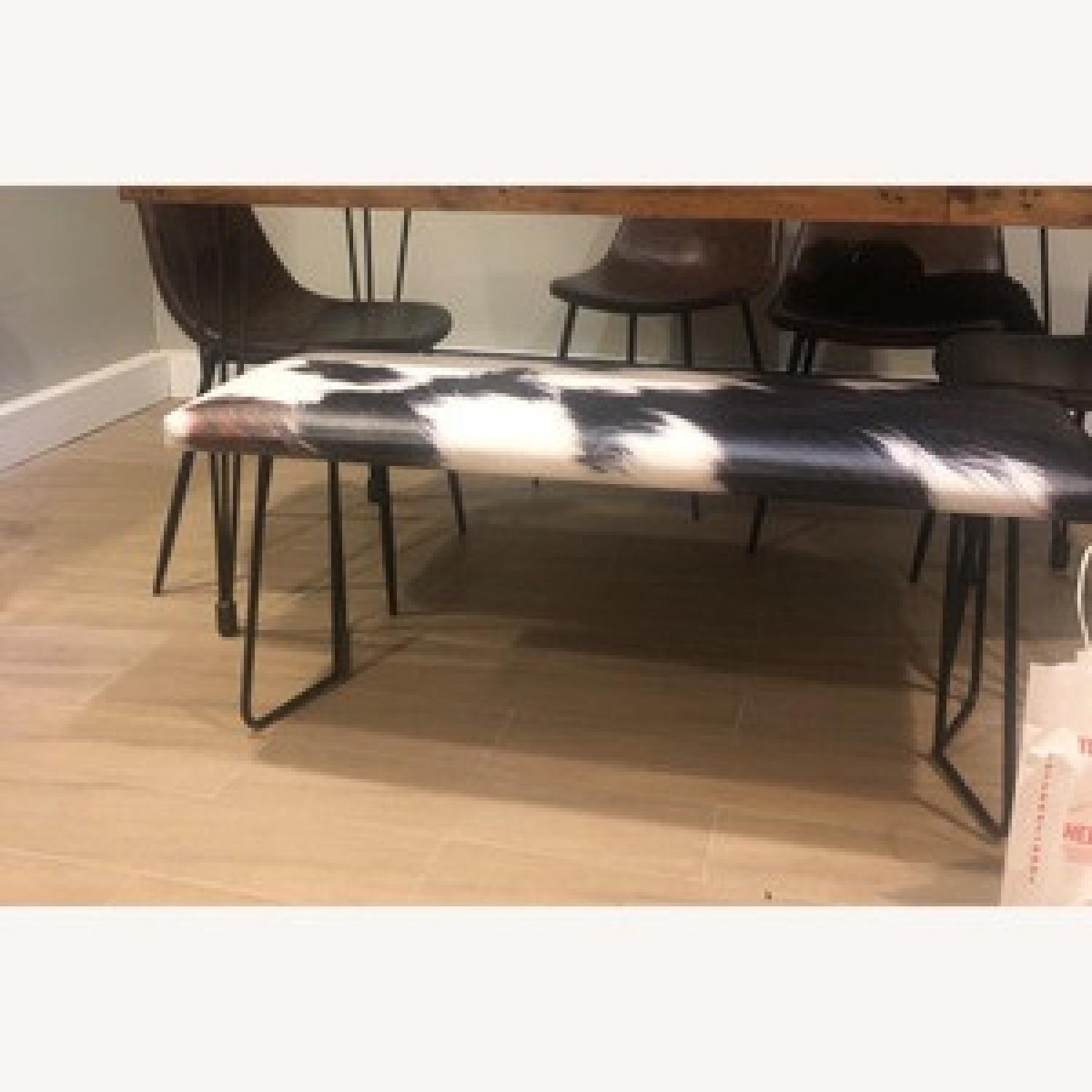 Cowhide Bench - image-2