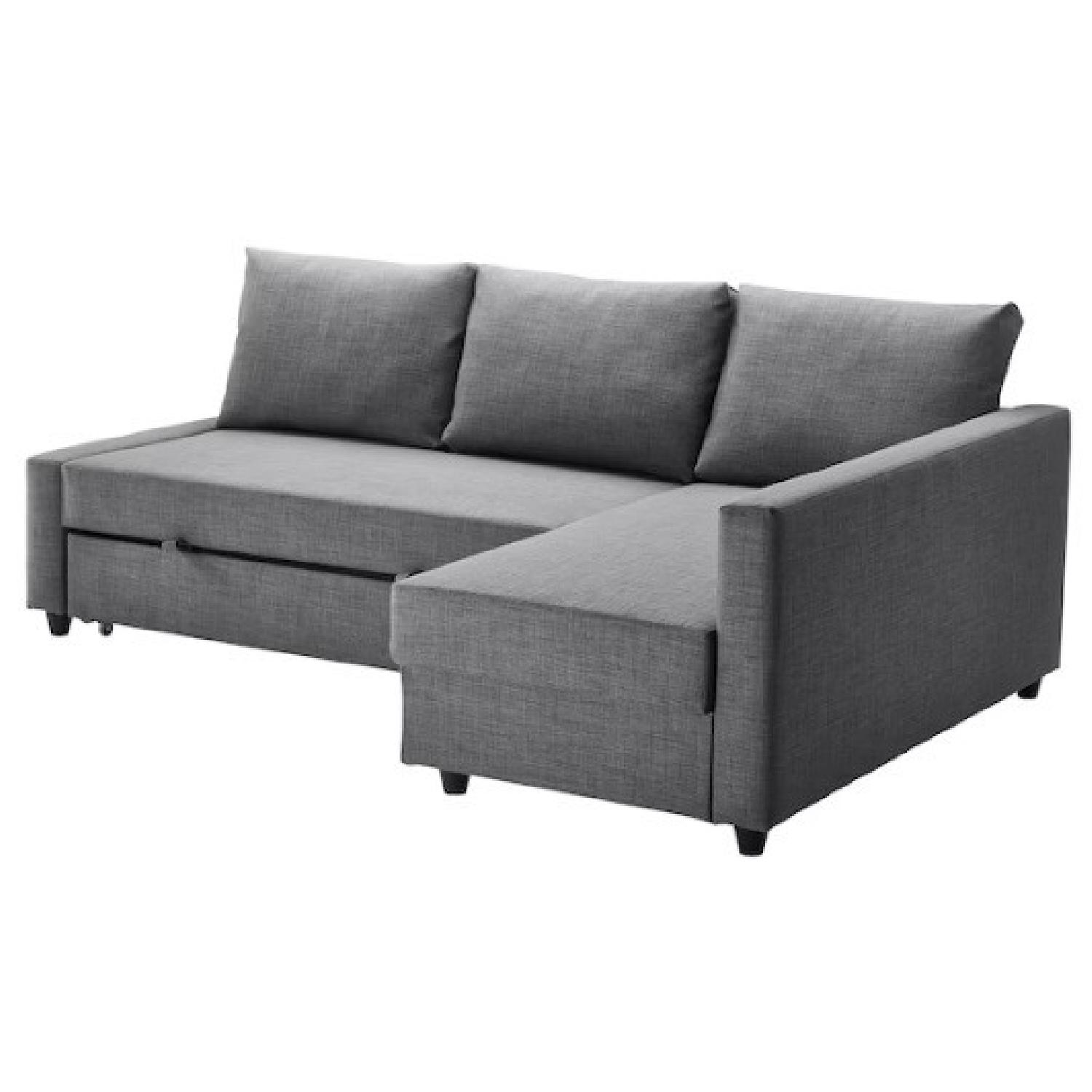 IKEA Dark Grey Sleeper Sofa - image-4