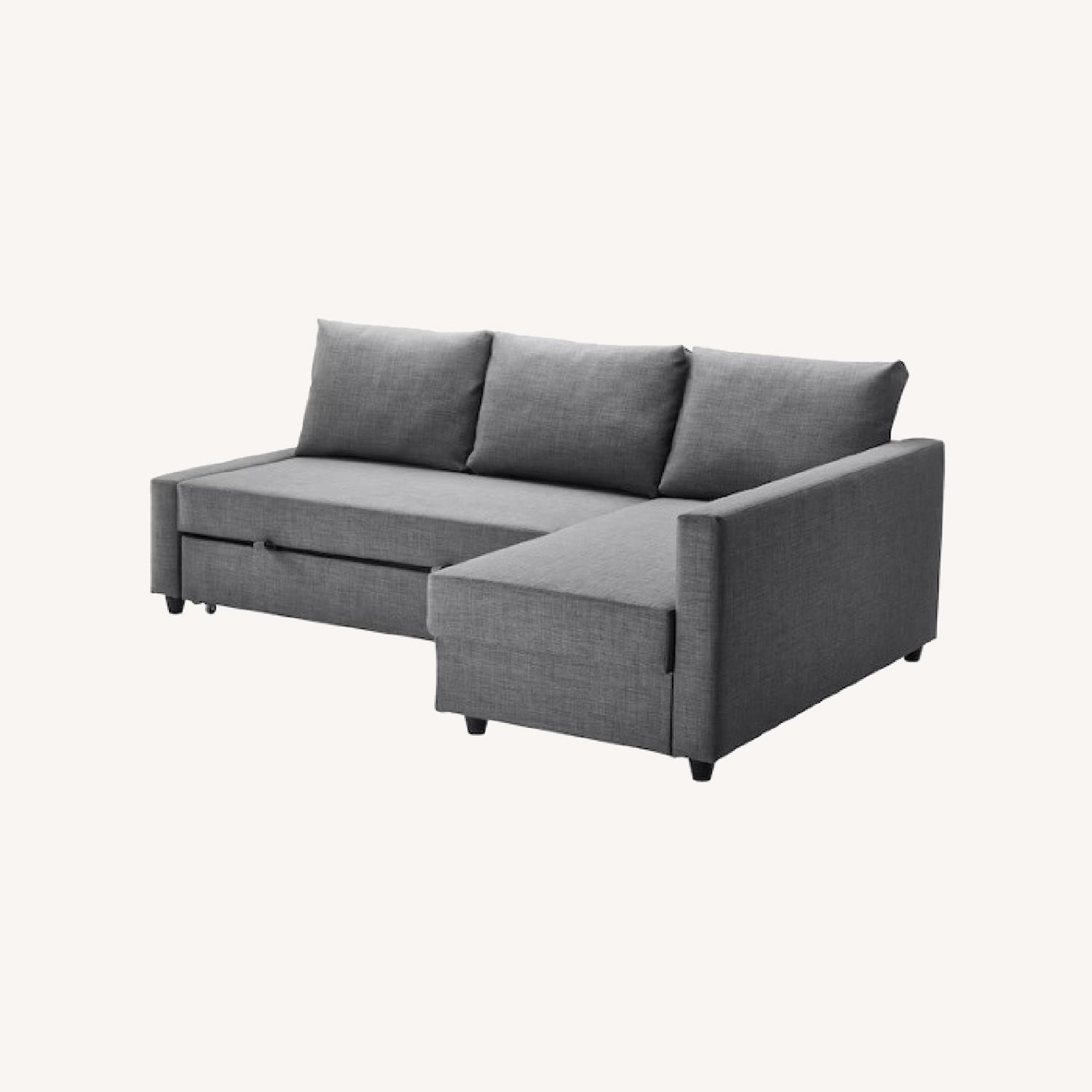 IKEA Dark Grey Sleeper Sofa - image-0