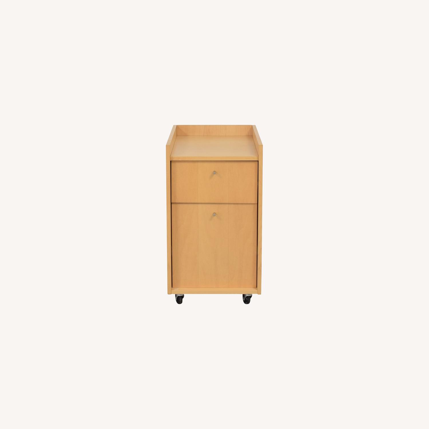 Crate & Barrel Two Drawer File AptDeco