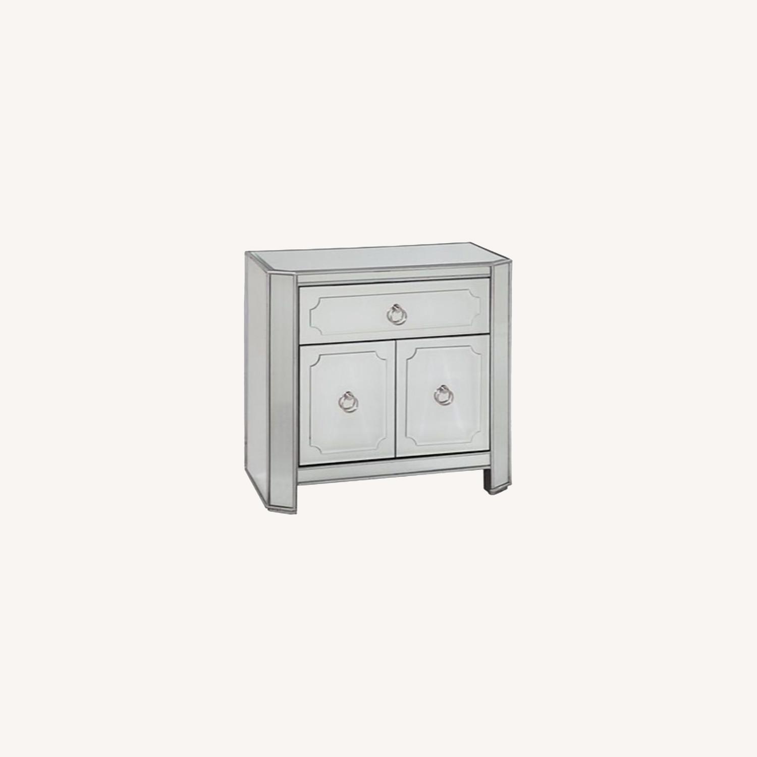 Macy's Set of Mirrored Nightstands AptDeco