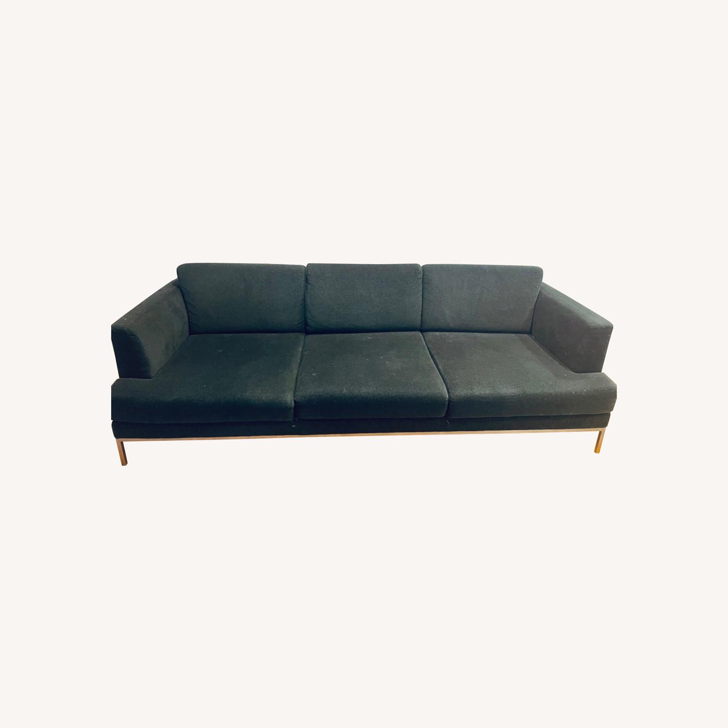 Modern Steel Grey Sofa AptDeco