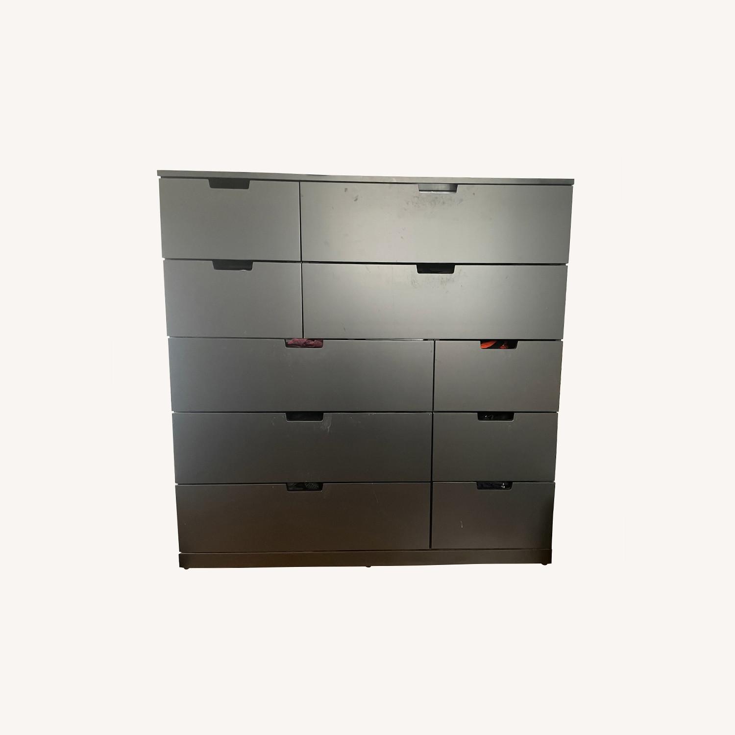 IKEA Custom Large Black Dresser AptDeco