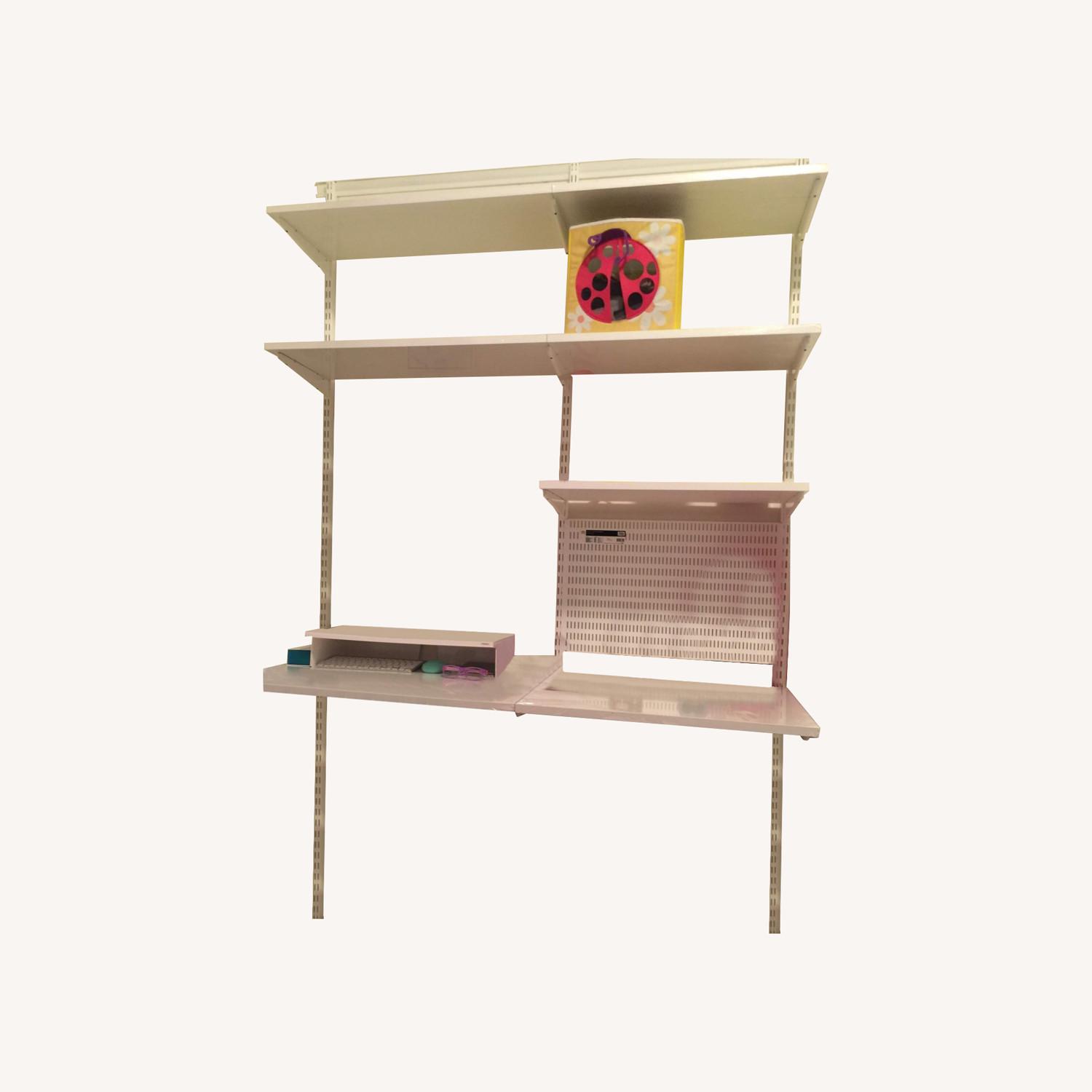 Elfa Free Standing Study Desk/ Zone Solution - image-0