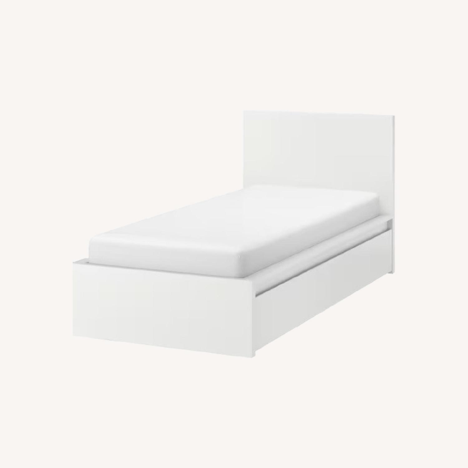 IKEA Malm Twin Bed with Storage AptDeco
