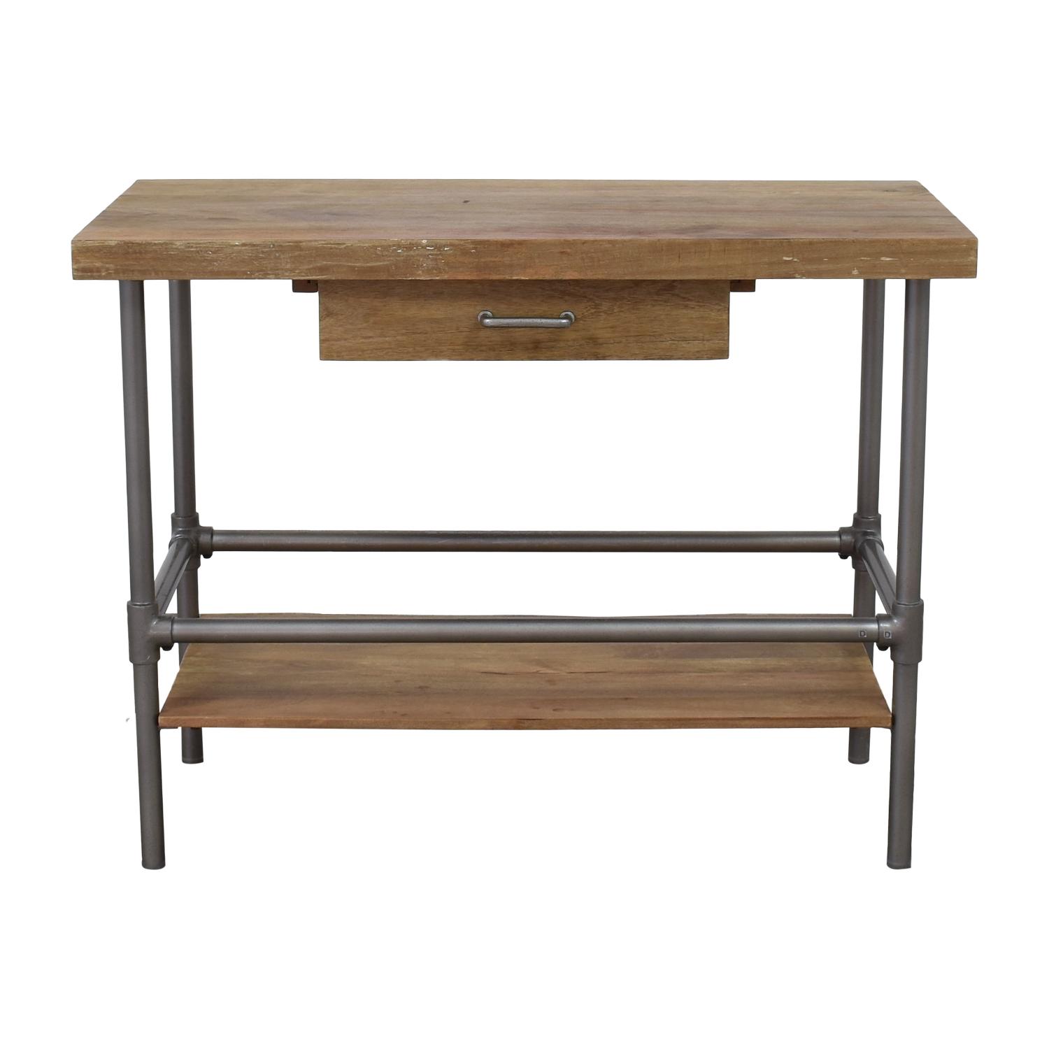 West Elm Industrial Kitchen Island AptDeco