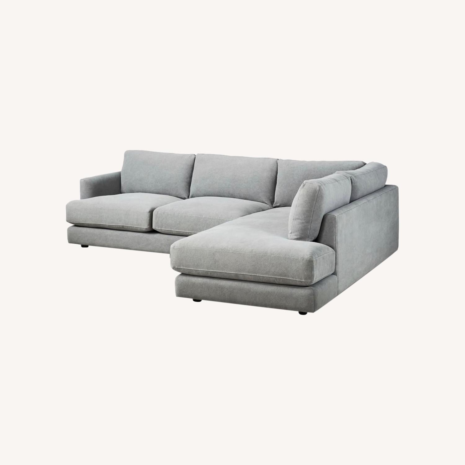 West Elm Haven 2 Piece Bumper Chaise Sectional - image-0