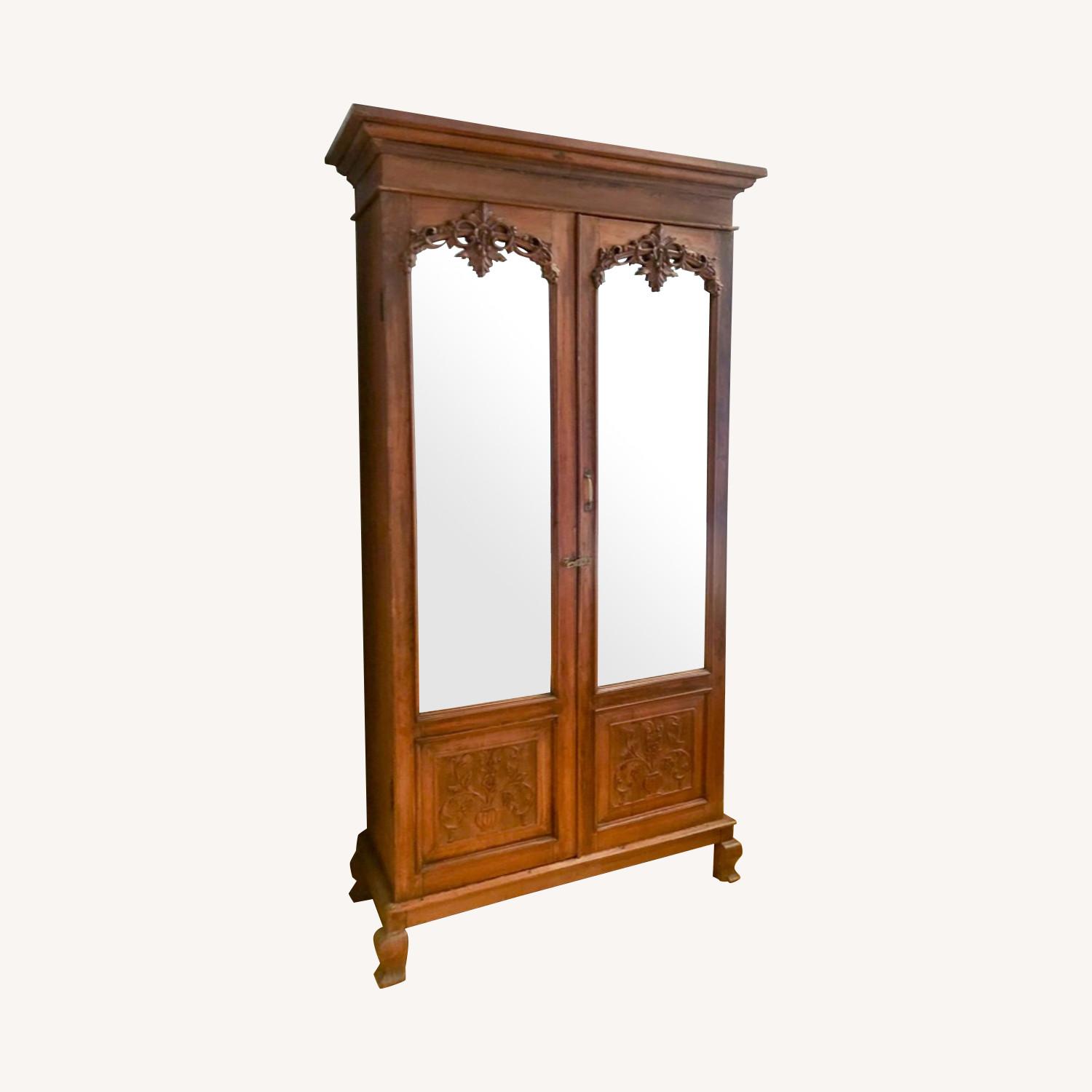 Vintage Teak Armoire AptDeco