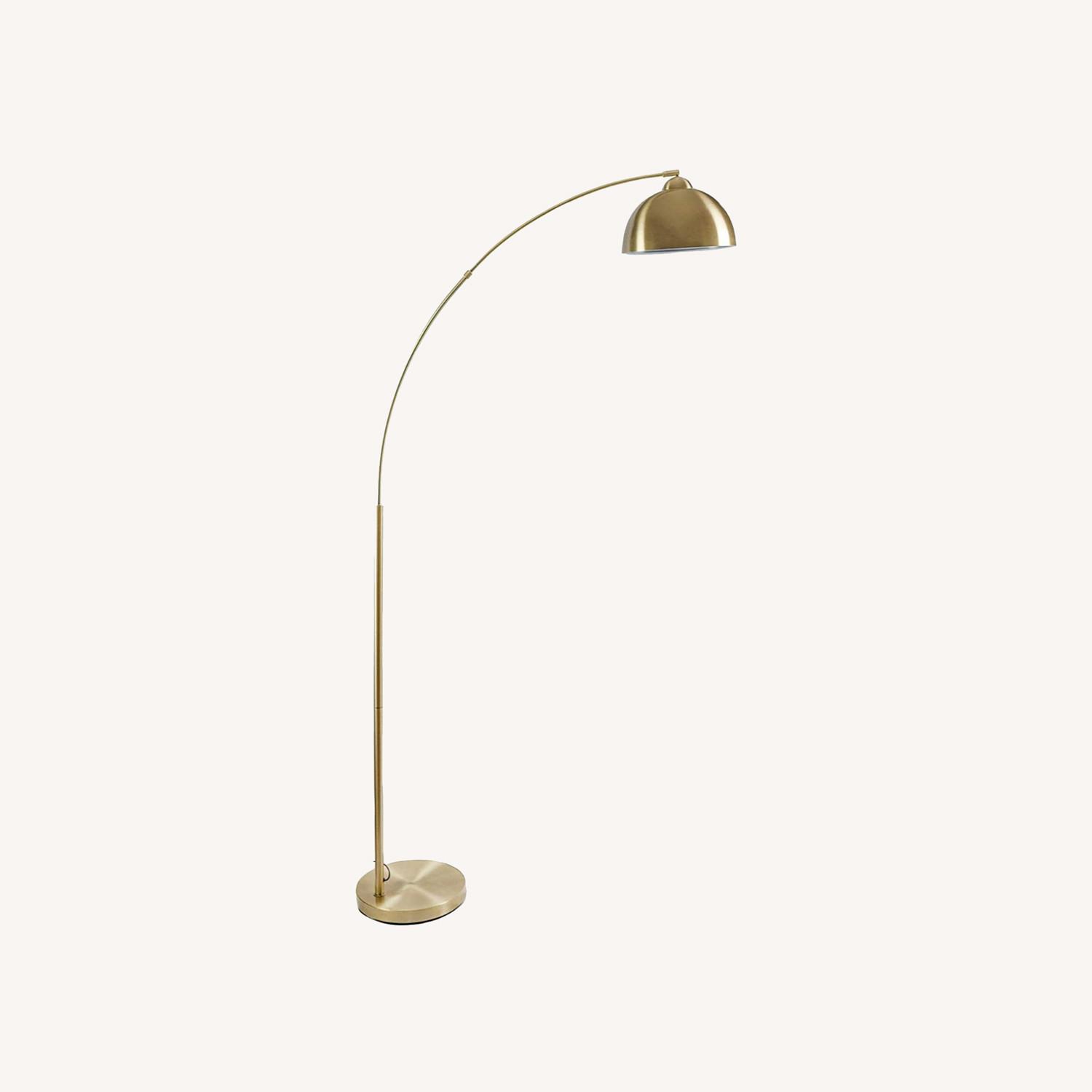 Gold Arc Floor Lamp - AptDeco