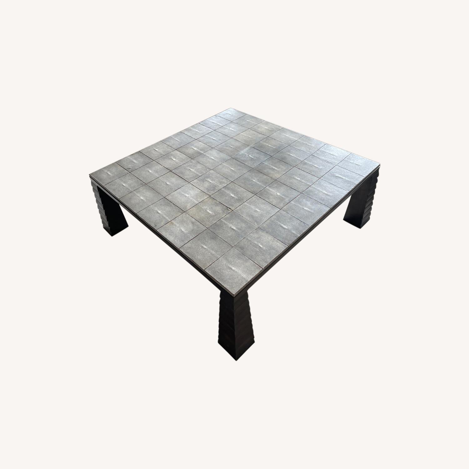 Jean de Merry Coffee Table Solid Bronze Legs - image-0