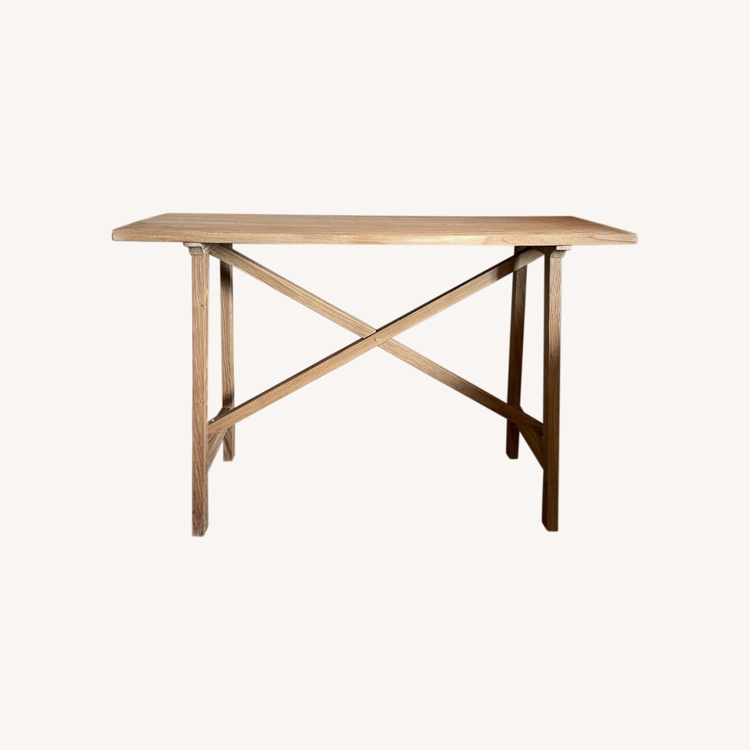 Zara Wood Console Table AptDeco