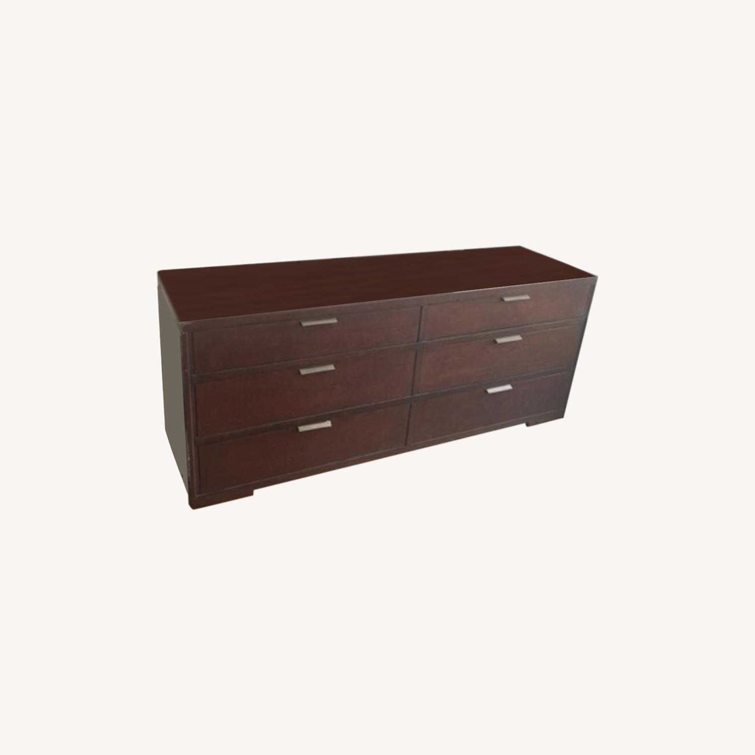 Crate & Barrel 6 Drawer Dresser AptDeco
