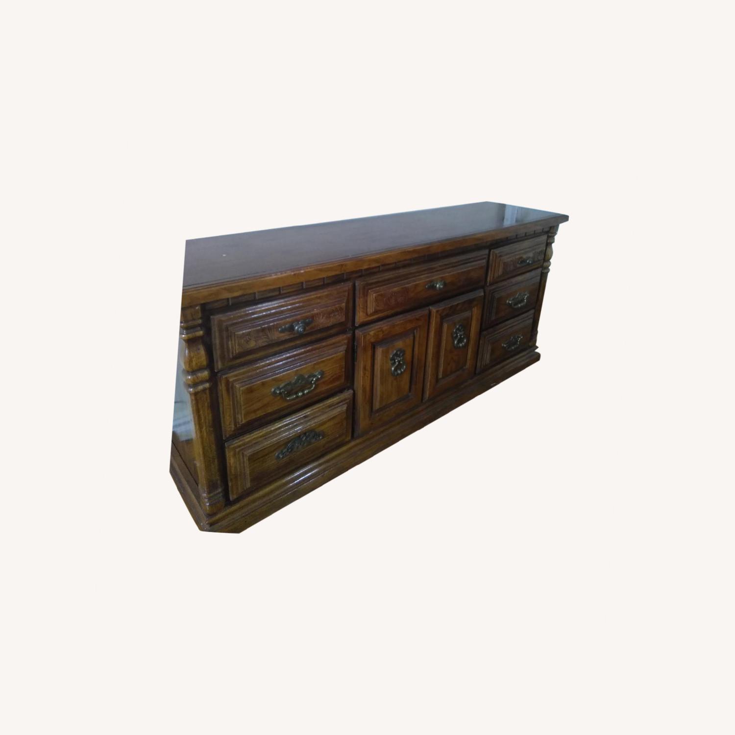 Long Wooden Dresser - image-0