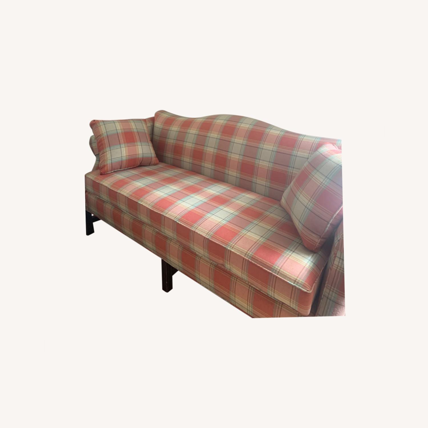 Vintage Classic Sofa Plaid AptDeco