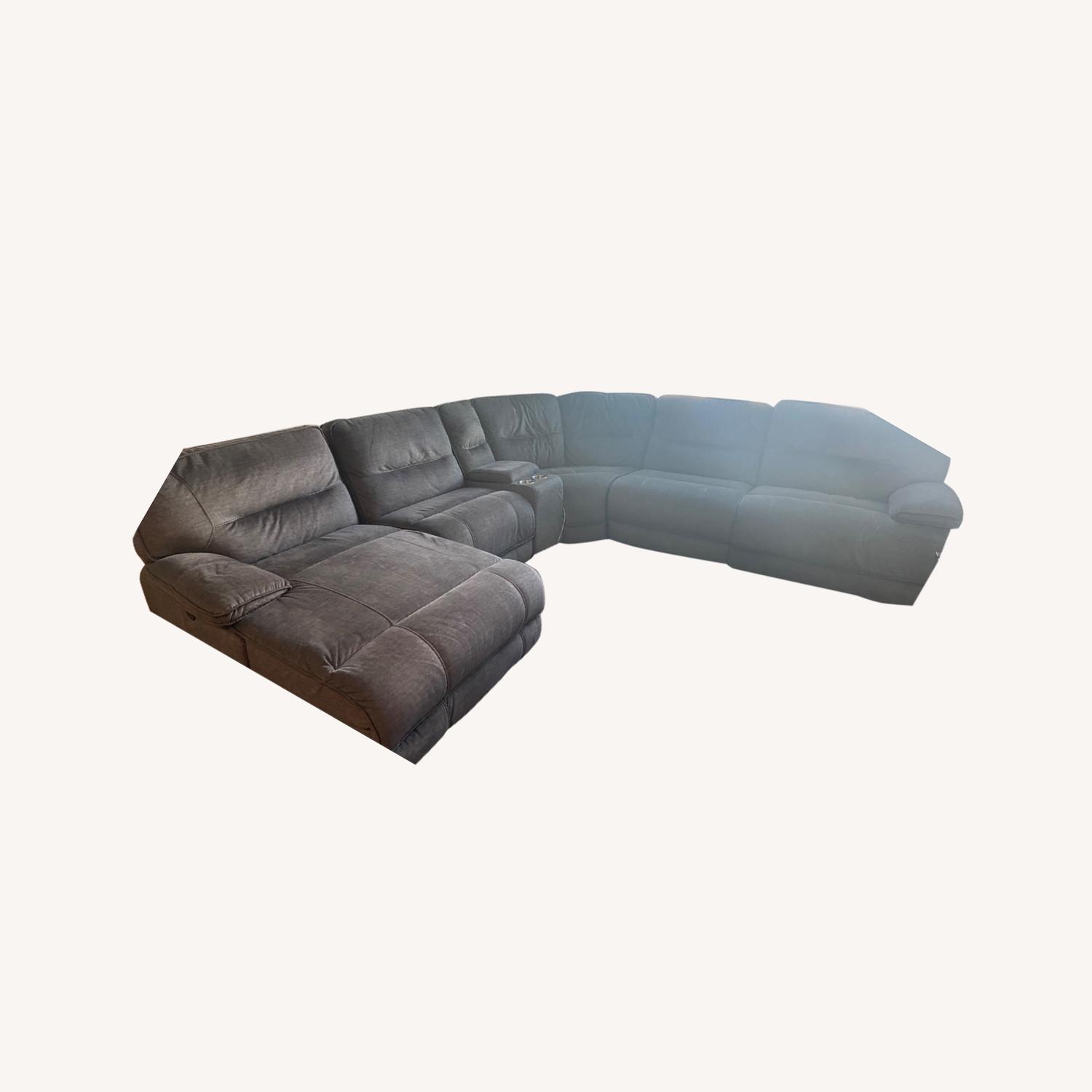 Bob's Furniture Gray Pacifica Sectional AptDeco