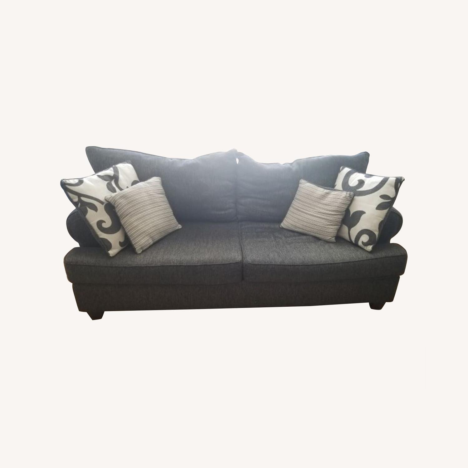 Sofa Bed with Matching Cushions AptDeco