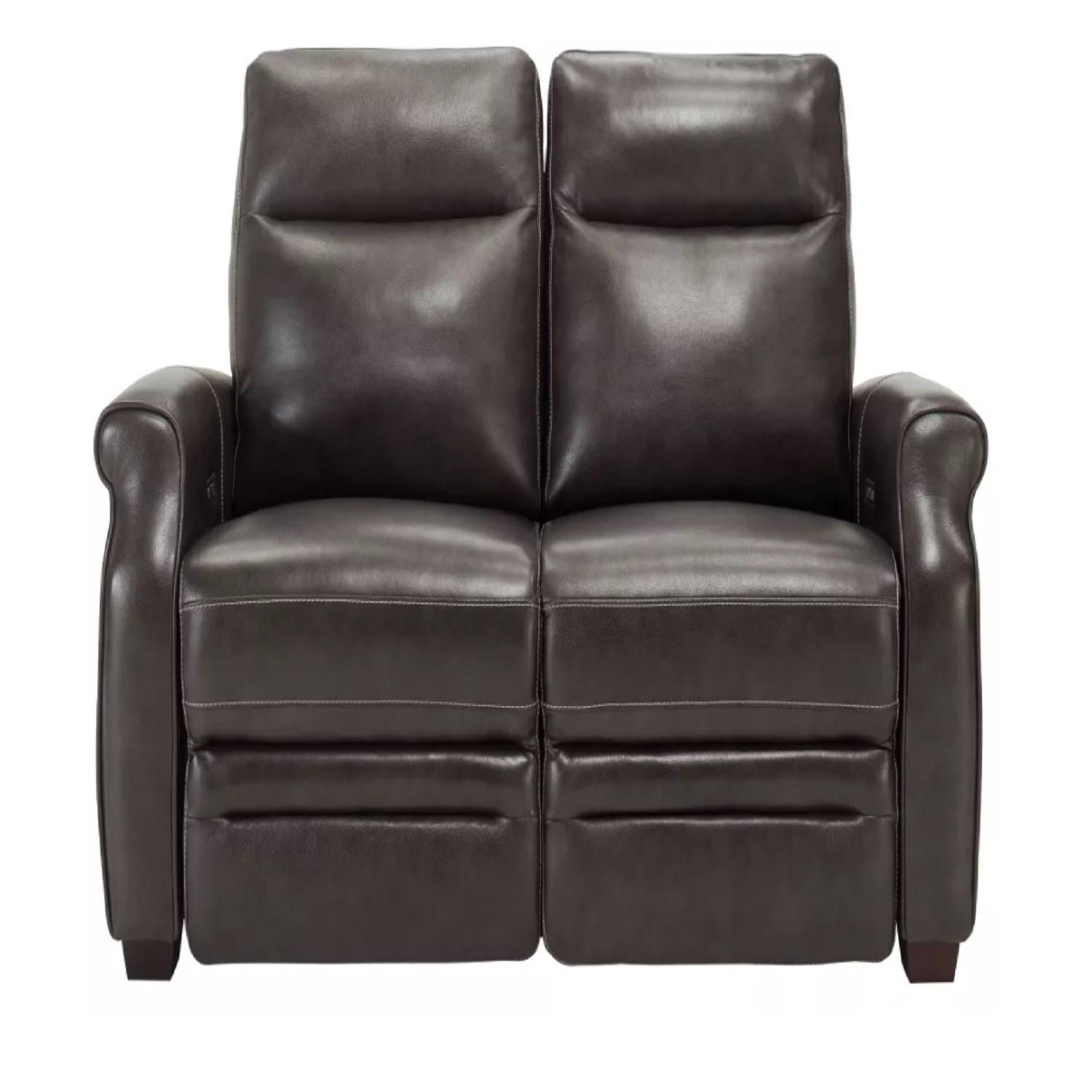 Raymour & Flanagan Power Loveseat Leather Recliner AptDeco