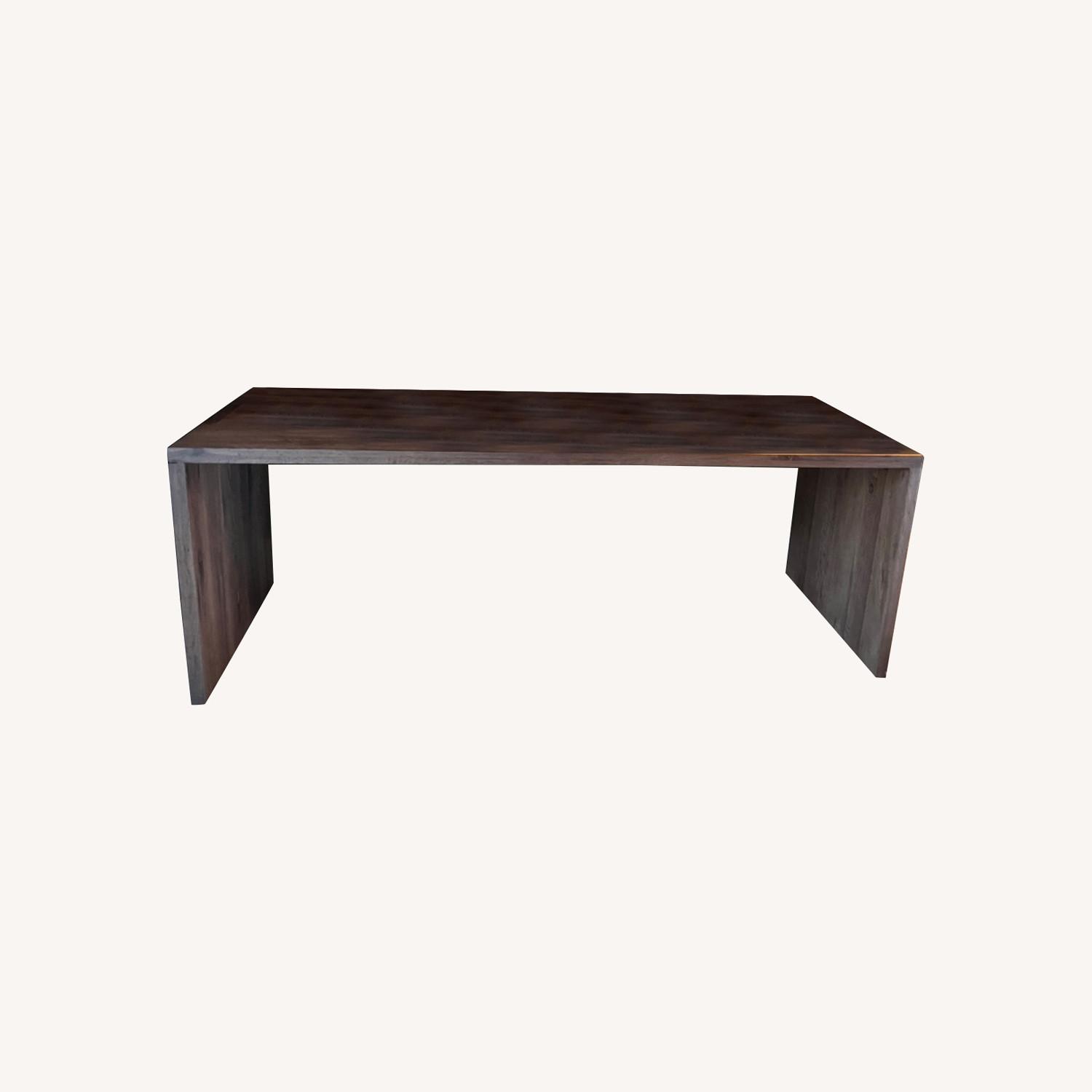 Restoration Hardware Oak Brl Long Desk AptDeco