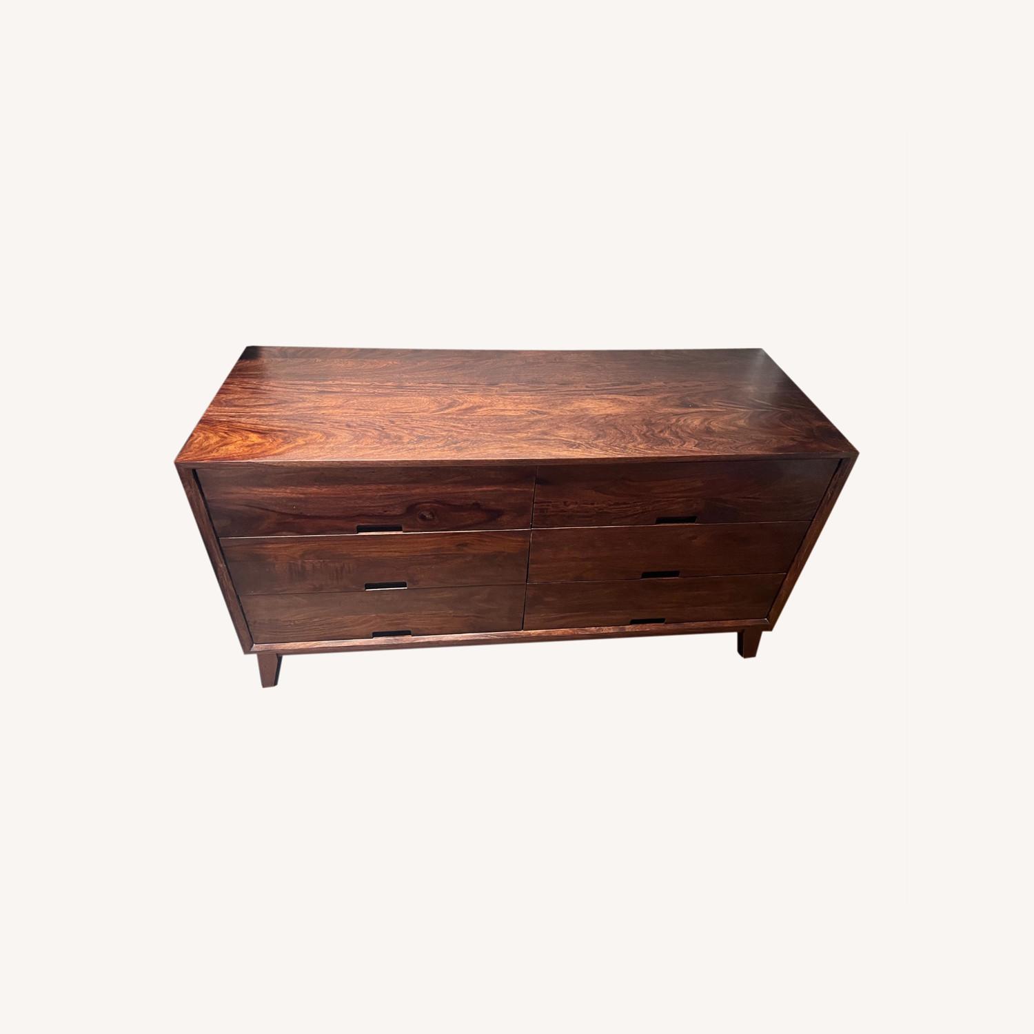 Crate & Barrel Steppe 6 Drawer Dresser - image-0