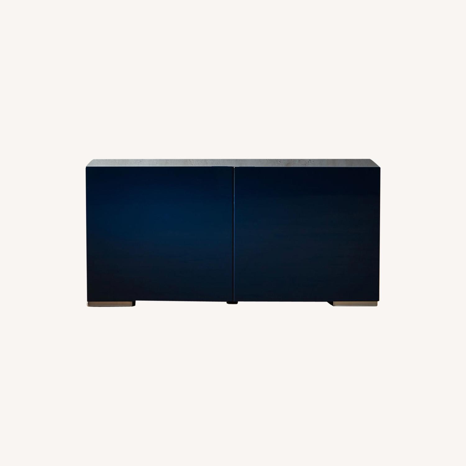 CB2 Fuel Navy Credenza AptDeco