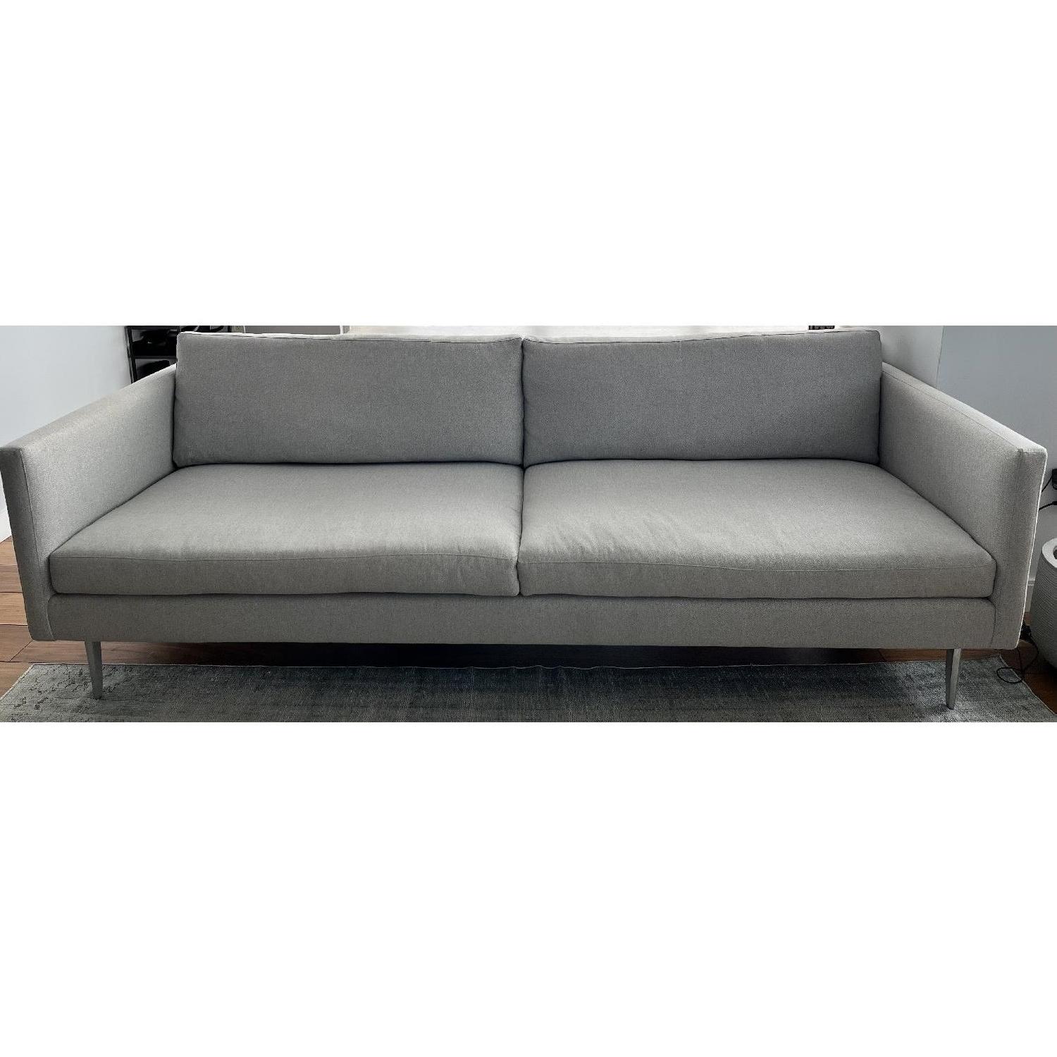 Room & Board Janus Hines Gray Sofa AptDeco