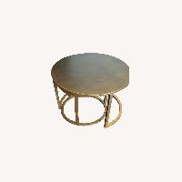 Wayfair Gold Metal Nesting Tables