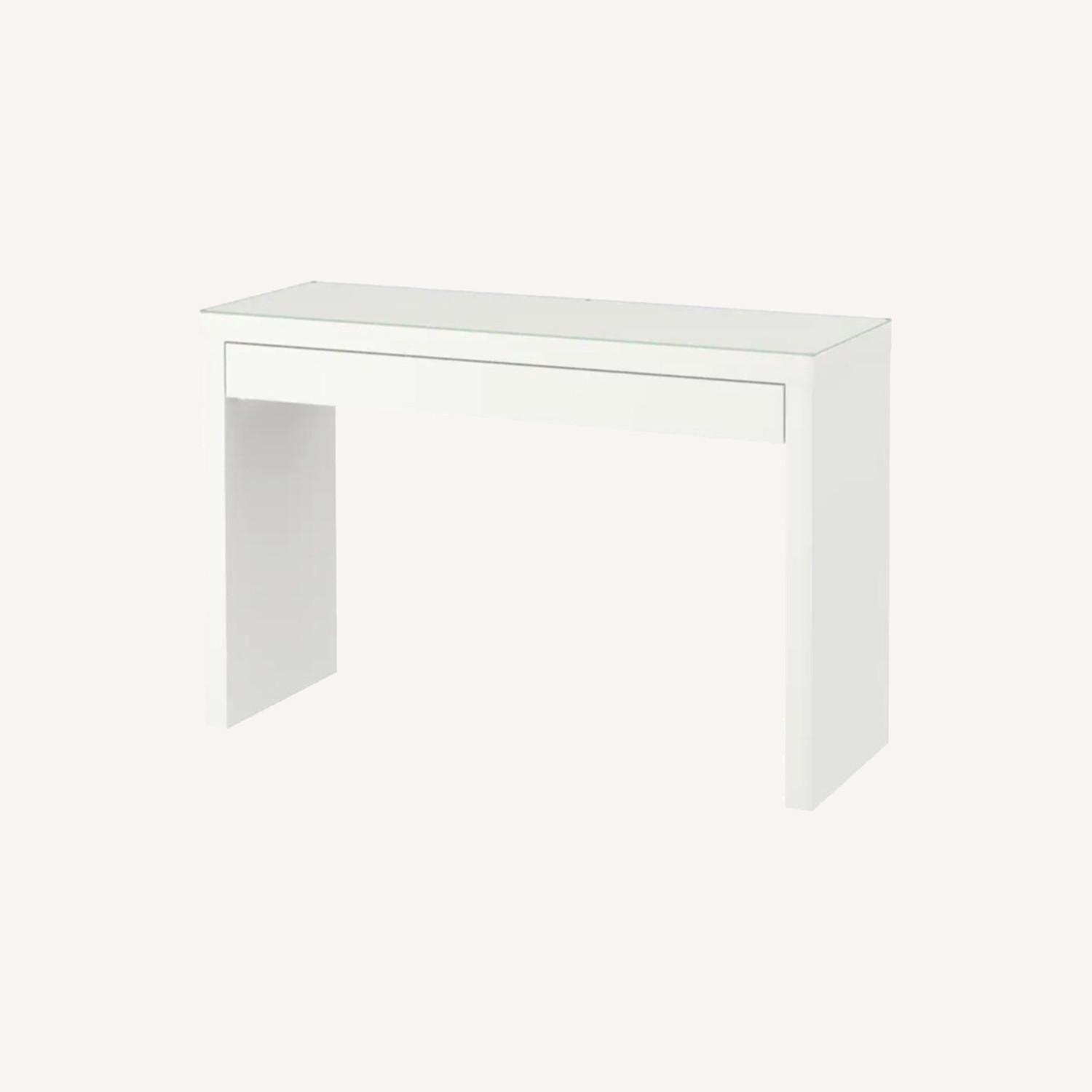 IKEA Malm White Dressing Table/ Desk AptDeco