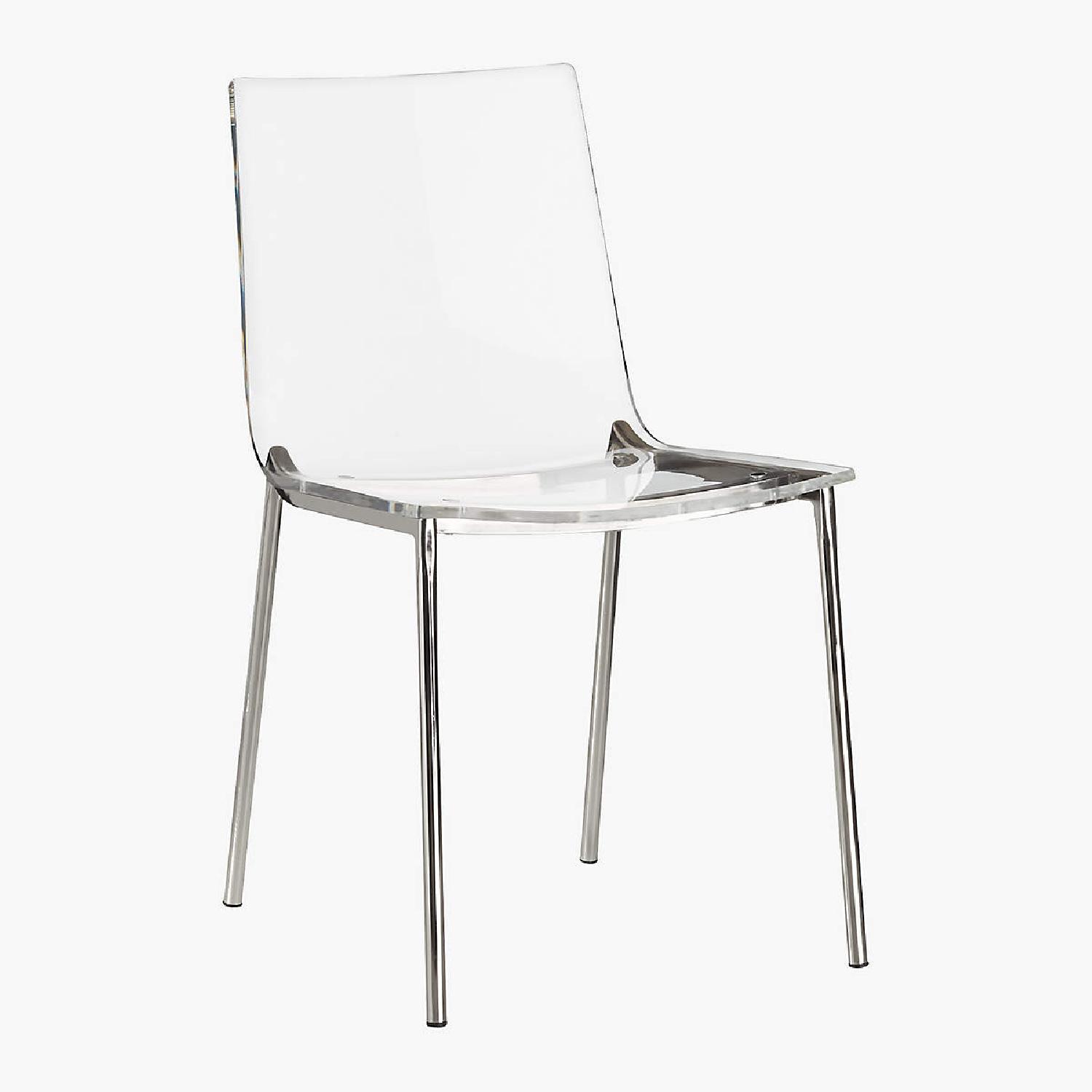 CB2 Acrylic Clear Chair - image-6