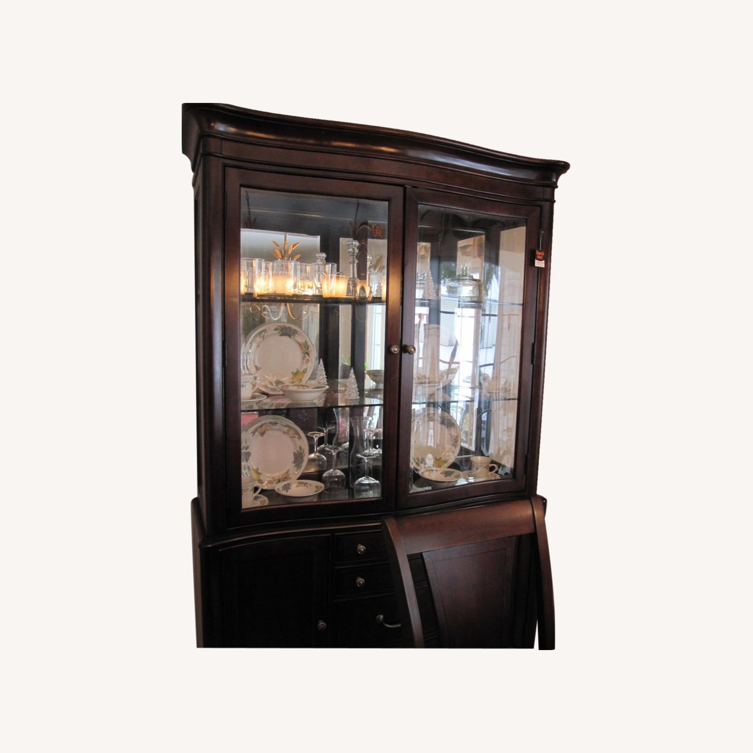 Dining Room 2 Piece China Hutch & Buffet AptDeco
