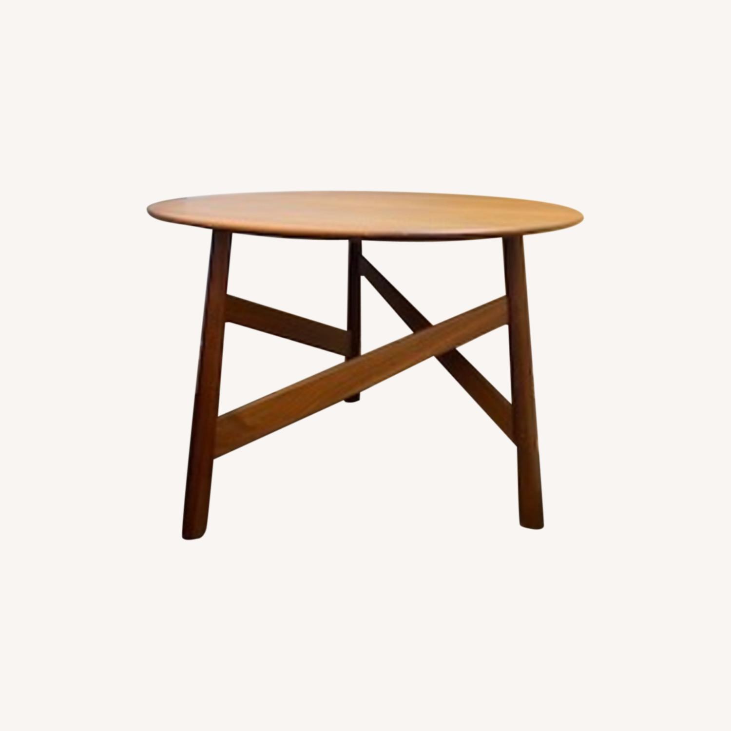 R&B Sullivan 30" Round End Table in Walnut - image-0