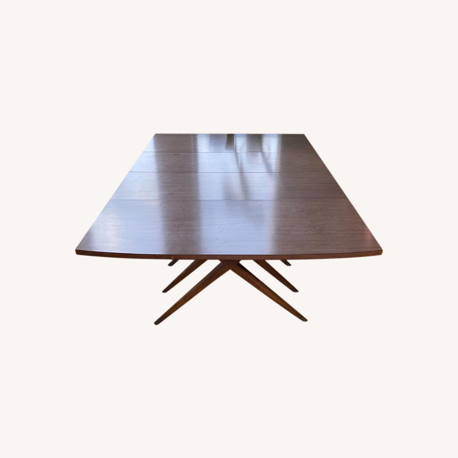Mid-Century Extendable Dining Table - image-0