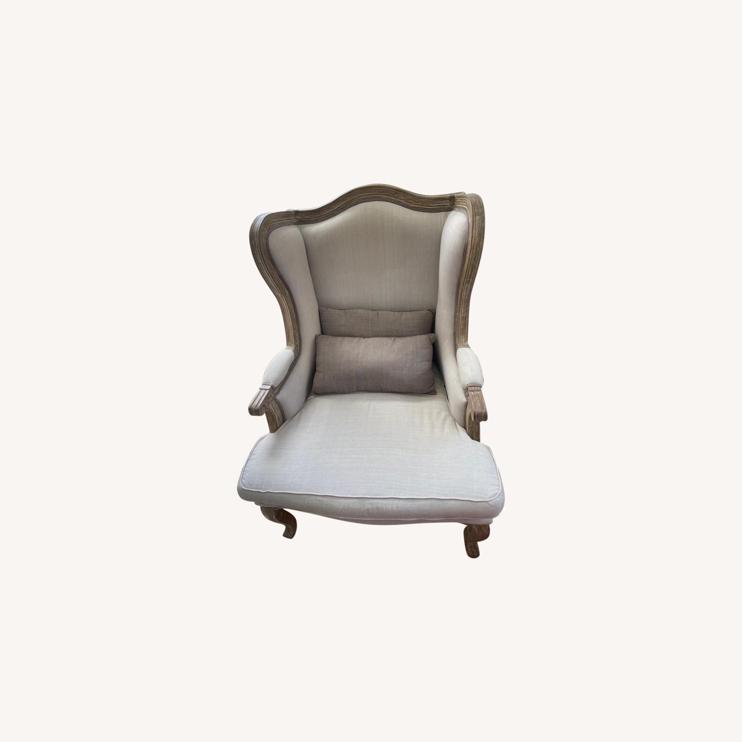 Restoration Hardware French Vintage Lounge Chair AptDeco
