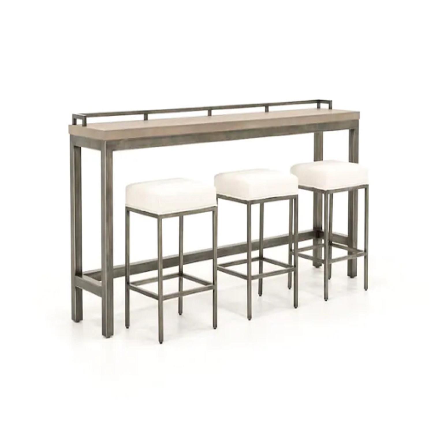 Console Table with Stools - image-5