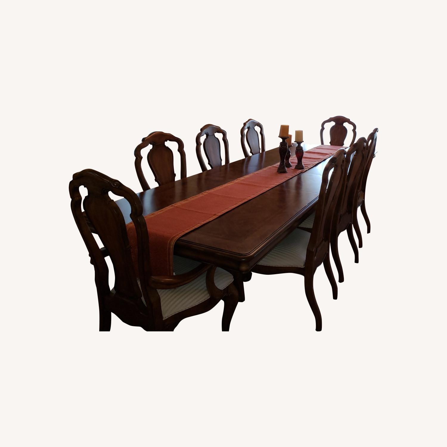 Premium Wood Formal Dining Table for 8 AptDeco