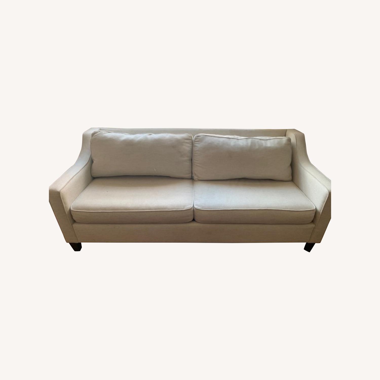 West Elm Sand Twill Paidge Sleeper Sofa AptDeco