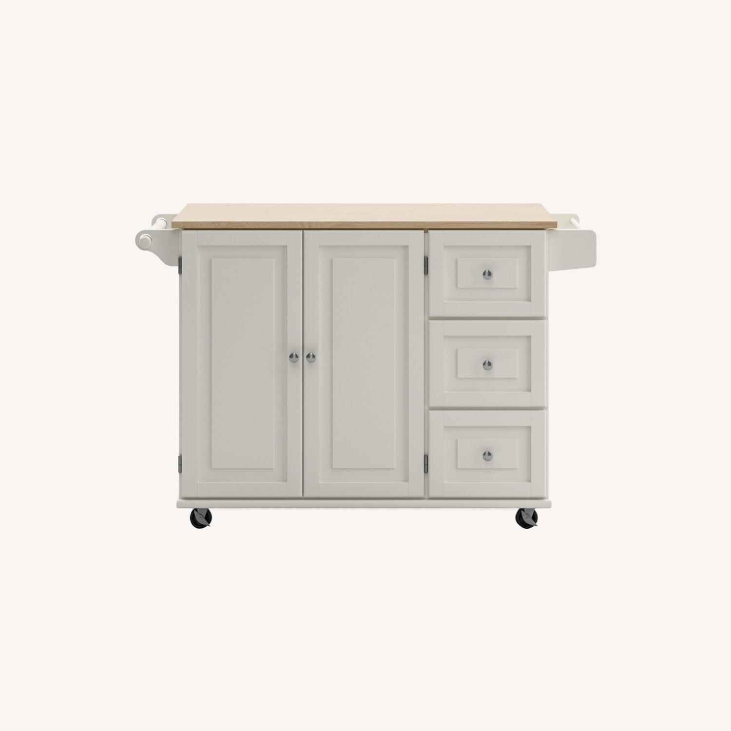 Wayfair Kuhnhenn Rolling Kitchen Cart AptDeco