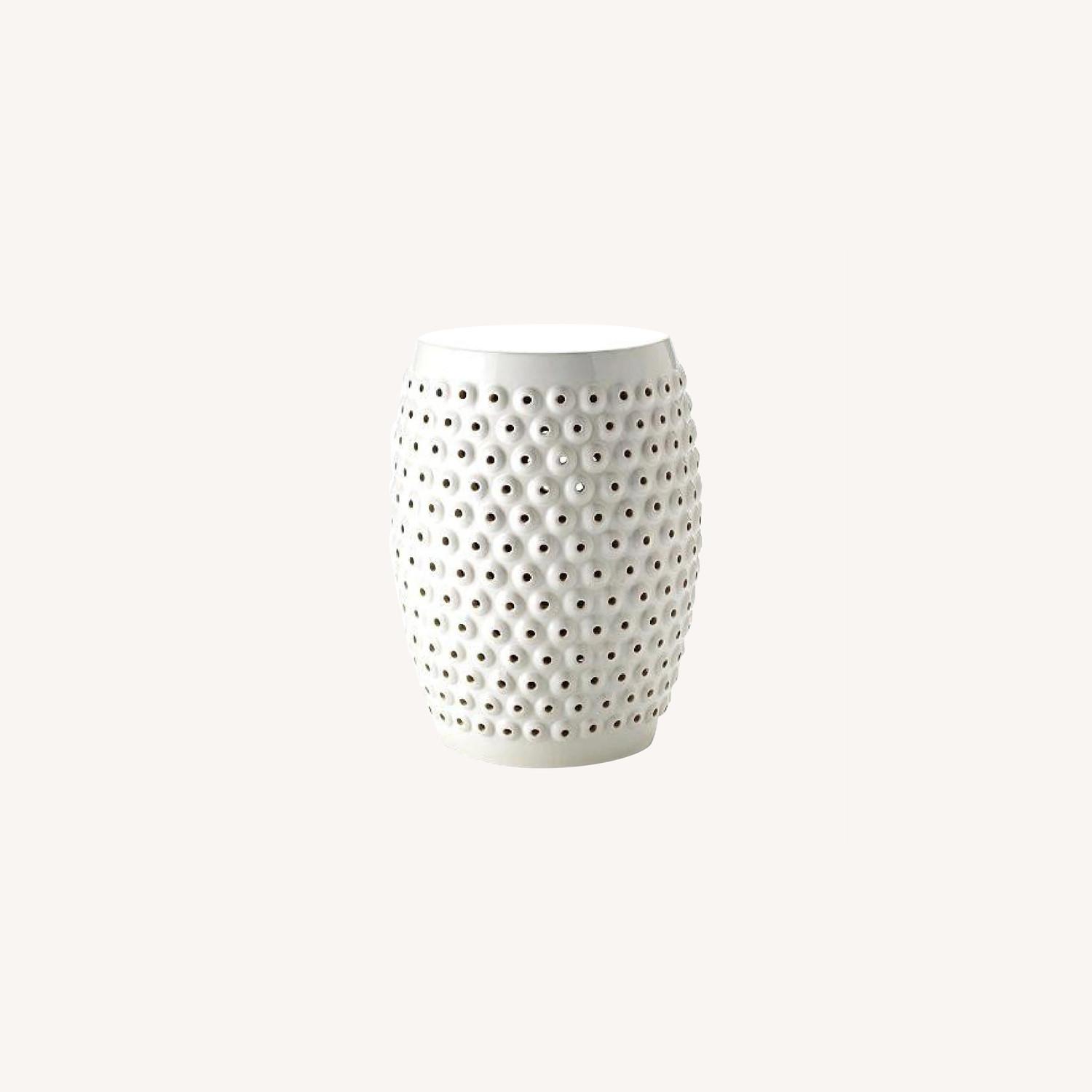West Elm Ceramic Side Table AptDeco
