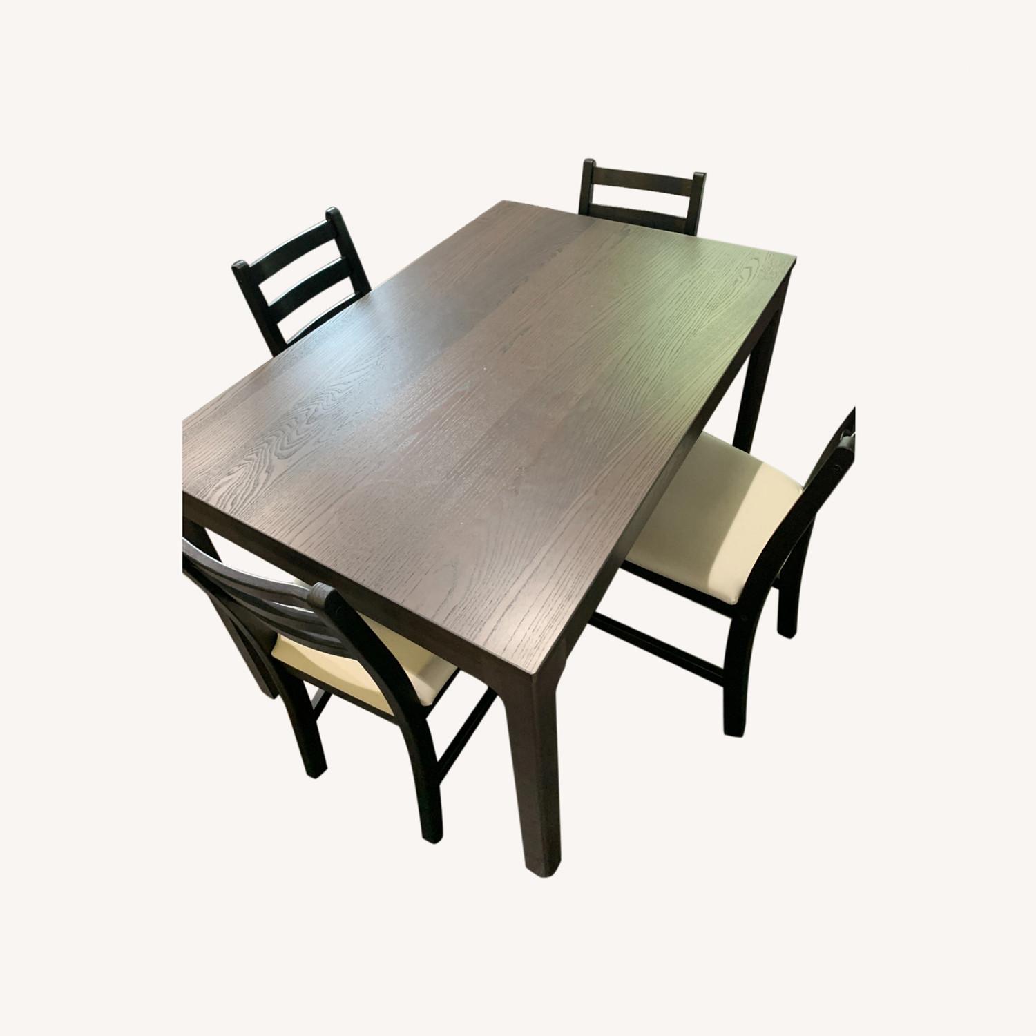 IKEA Dining Table and 4 Chairs AptDeco