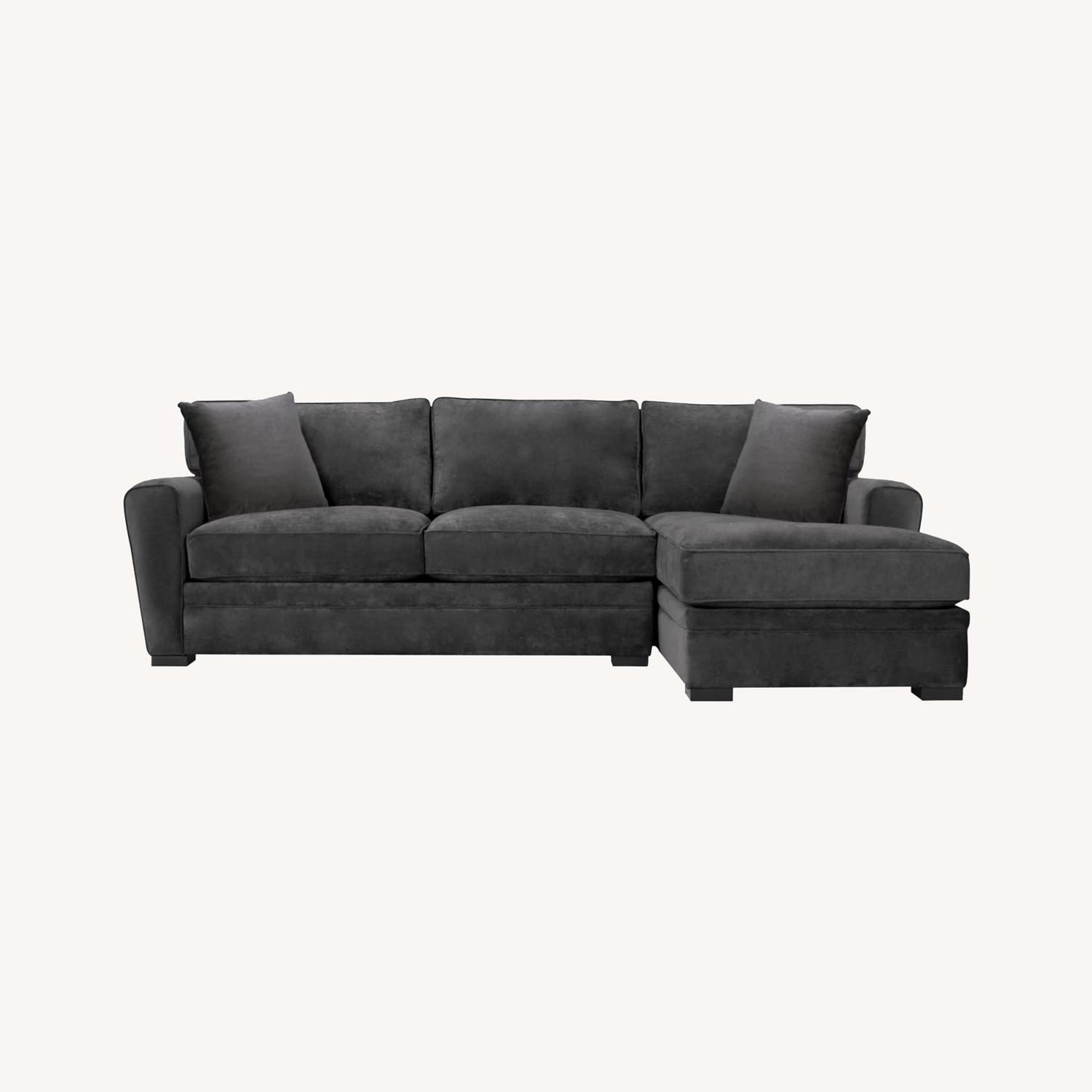 Raymour and Flanigan Gray Sectional AptDeco