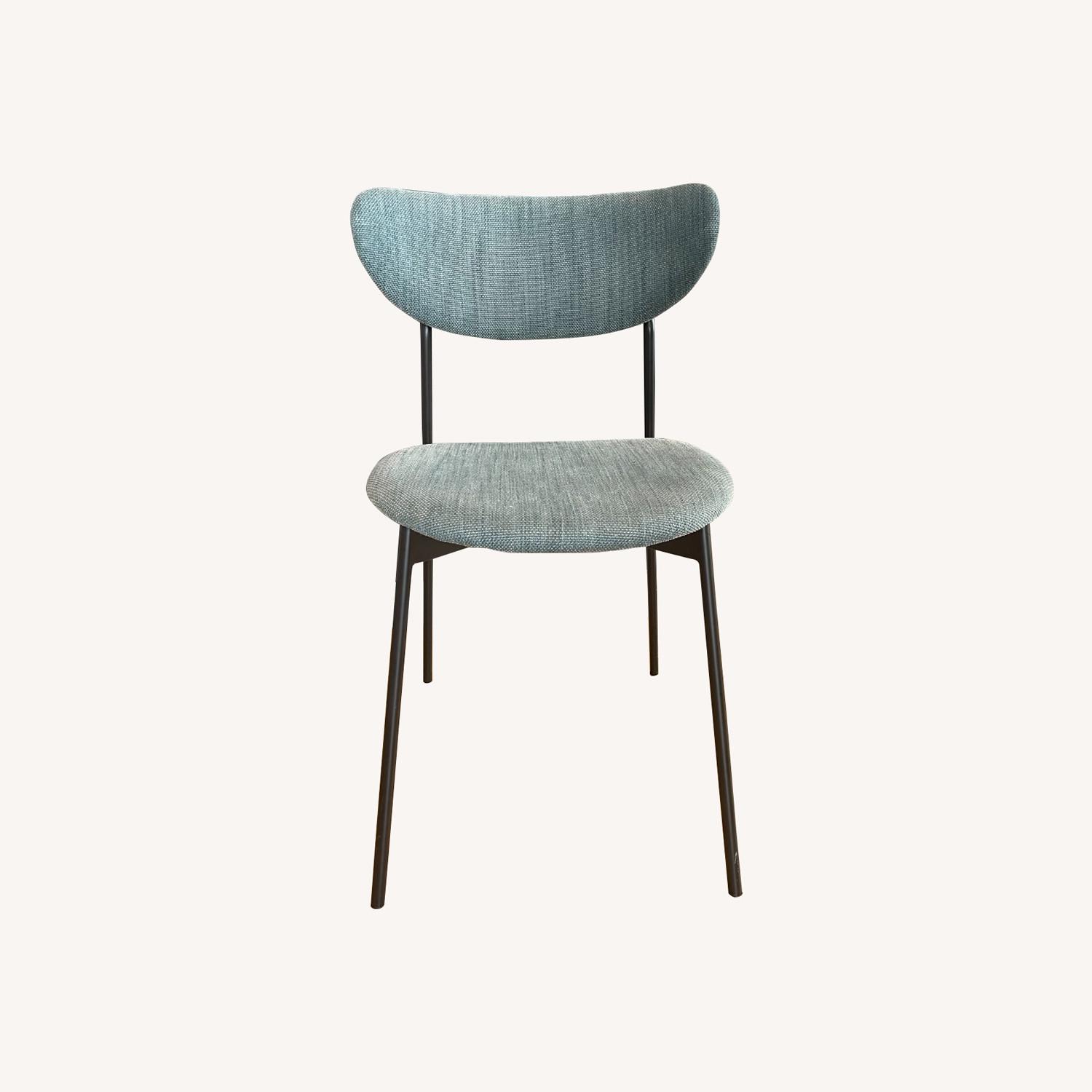 West Elm Mid-Century Modern Petal Upholstered Dining Chair - image-0