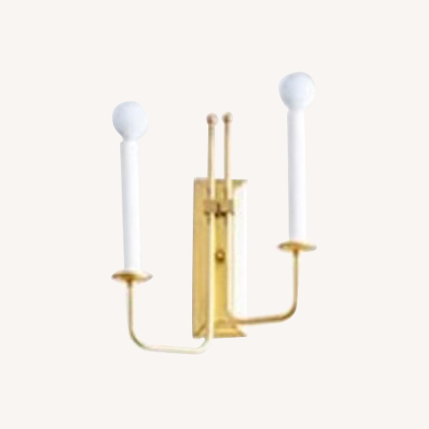 O'Lampia Studio Pair of Double Arm Sconces - image-0