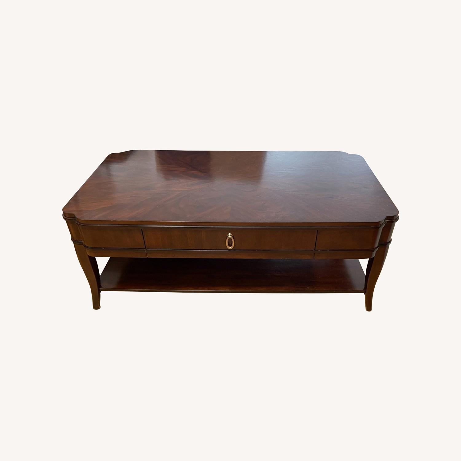 Macy's Wood Coffee Table AptDeco