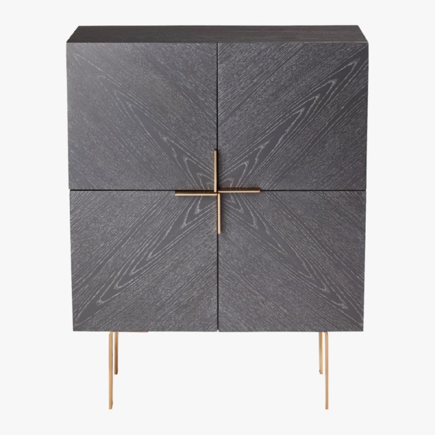 CB2 Jax Cerused Entryway with Doors AptDeco